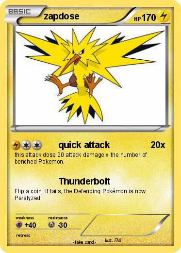 Pokemon zapdose
