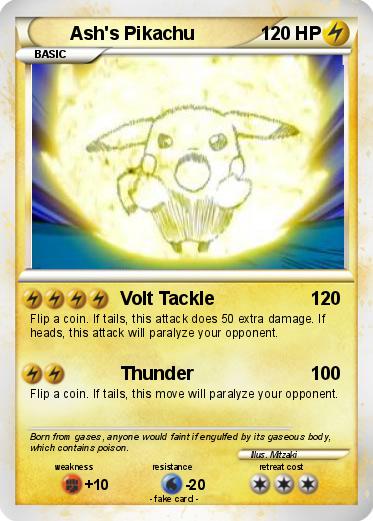 Pokemon Ash's Pikachu