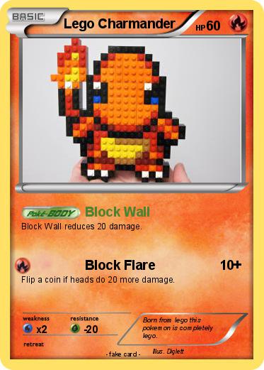 Pokemon Lego Charmander