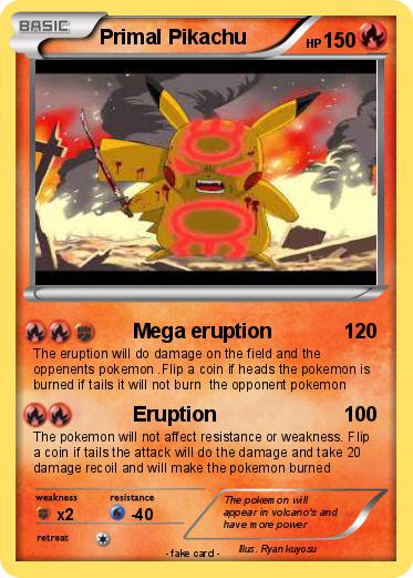 Pokemon Primal Pikachu