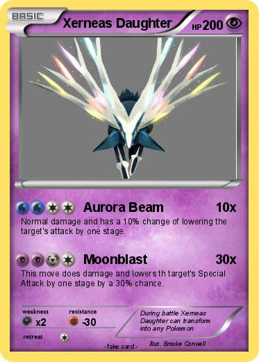 Pokemon Xerneas Daughter