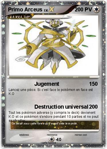 Pokemon Primo Arceus