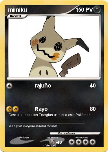Pokemon mimiku