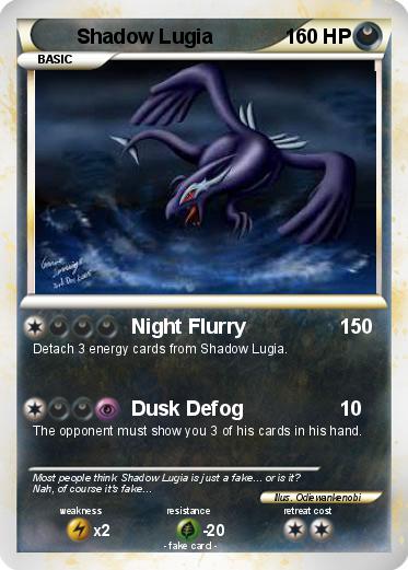 Pokemon Shadow Lugia