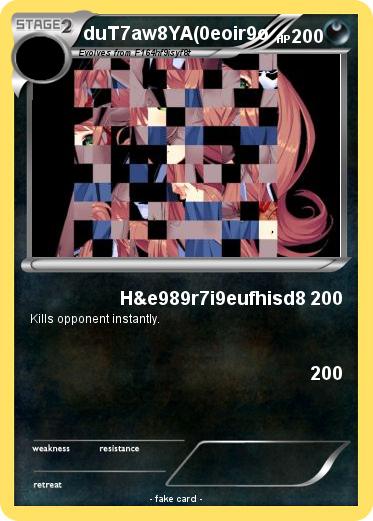 Pokemon duT7aw8YA(0eoir9o