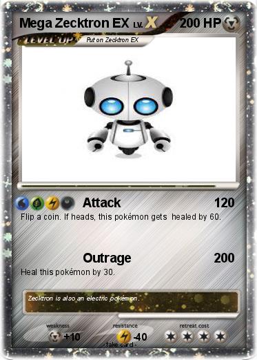 Pokemon Mega Zecktron EX