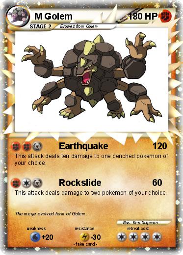 Pokemon M Golem