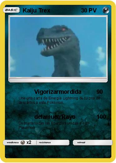 Pokemon Kaiju Trex