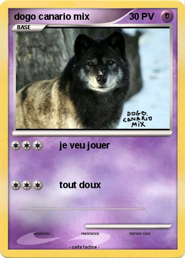 Pokemon dogo canario mix