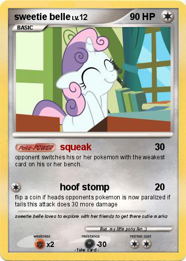 Pokemon sweetie belle