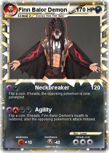 Pokemon Finn Balor Demon