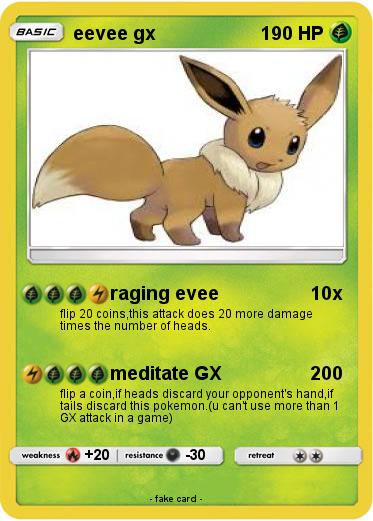 Pokemon eevee gx