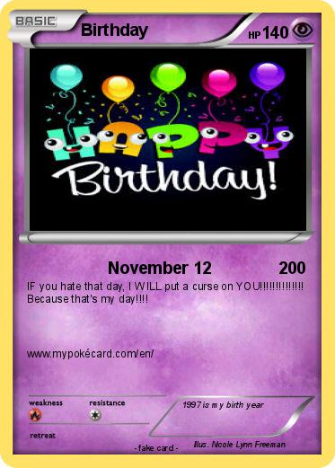 Pokemon Birthday