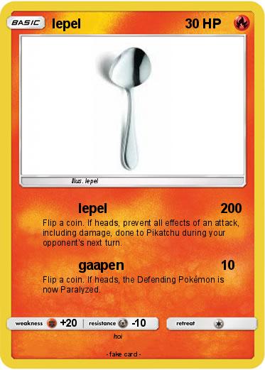 Pokemon lepel