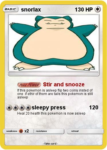 Pokemon snorlax