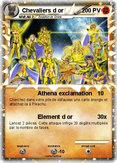 Pokemon Chevaliers d or