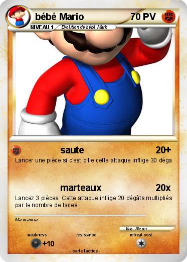 Pokemon bébé Mario