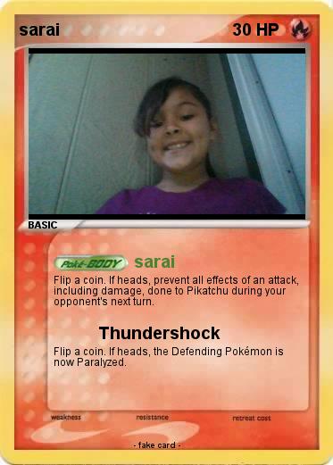 Pokemon sarai
