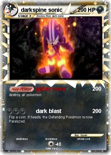 Pokemon darkspine sonic