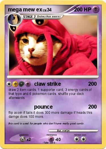 Pokemon mega mew ex