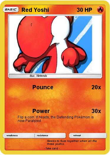 Pokemon Red Yoshi