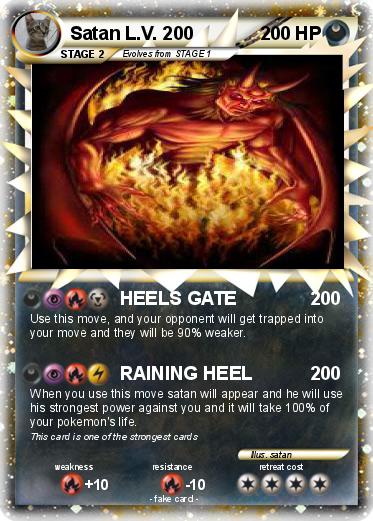 Pokemon Satan L.V. 200