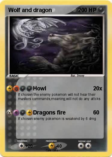 Pokemon Wolf and dragon
