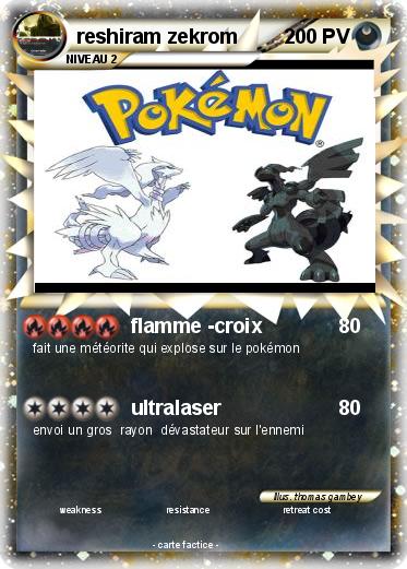 Pokemon reshiram zekrom