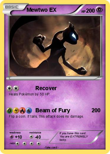 Pokemon Mewtwo EX