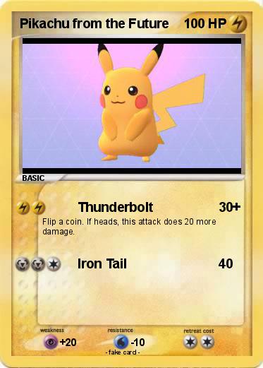 Pokemon Pikachu from the Future