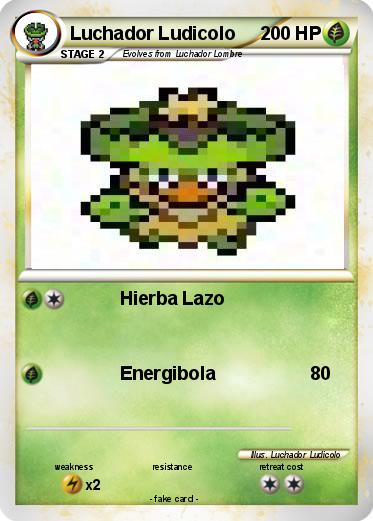 Pokemon Luchador Ludicolo