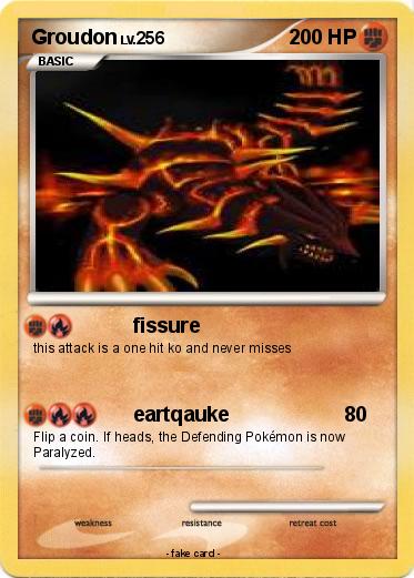 Pokemon Groudon