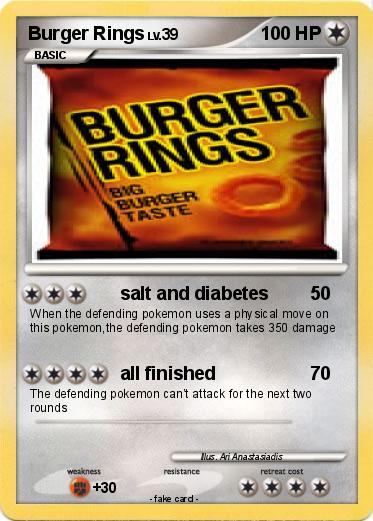 Pokemon Burger Rings