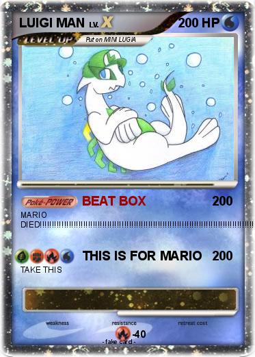 Pokemon LUIGI MAN