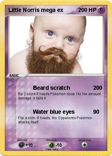 Pokemon Little Norris mega ex