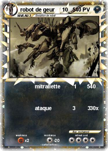 Pokemon robot de geur     10   5