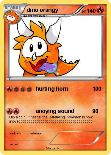 Pokemon dino orangy