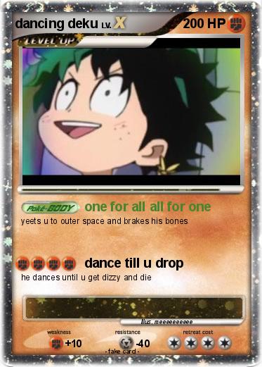 Pokemon dancing deku