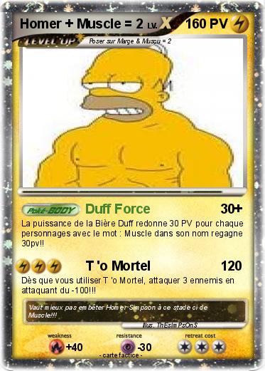 Pokemon Homer + Muscle = 2
