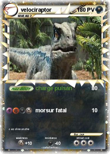 Pokemon velociraptor