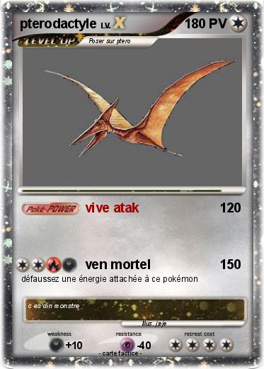 Pokemon pterodactyle
