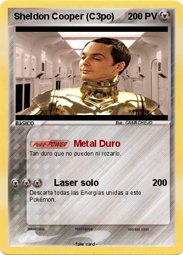 Pokemon Sheldon Cooper (C3po)
