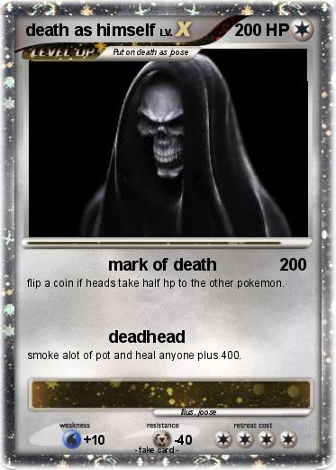 Pokemon death as himself