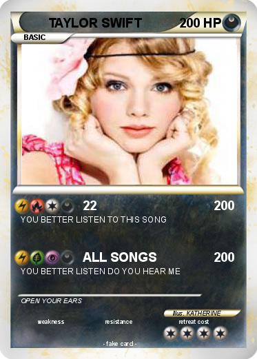 Pokemon TAYLOR SWIFT