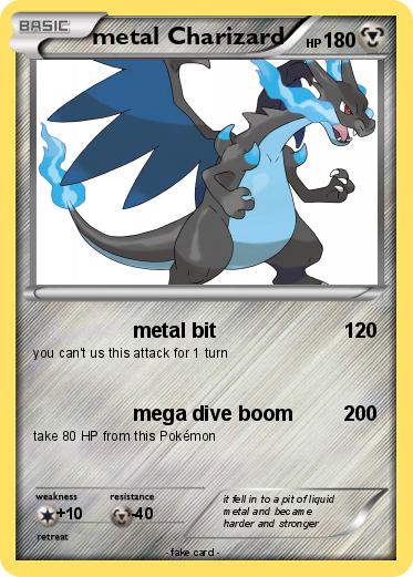 Pokemon metal Charizard