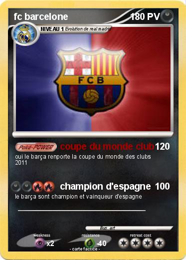 Pokemon fc barcelone