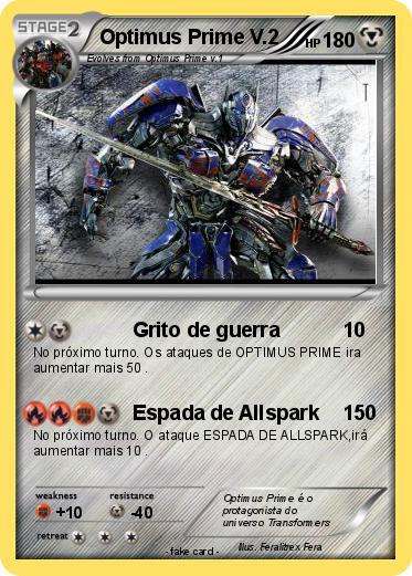 Pokemon Optimus Prime V.2