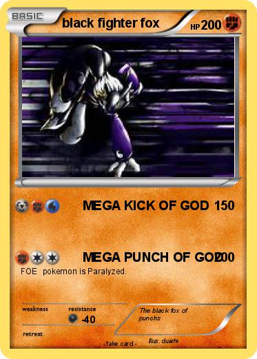 Pokemon black fighter fox