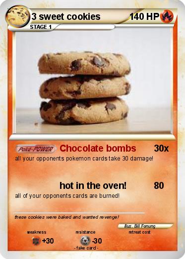 Pokemon 3 sweet cookies