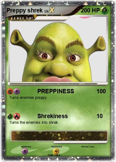 Pokemon Preppy shrek